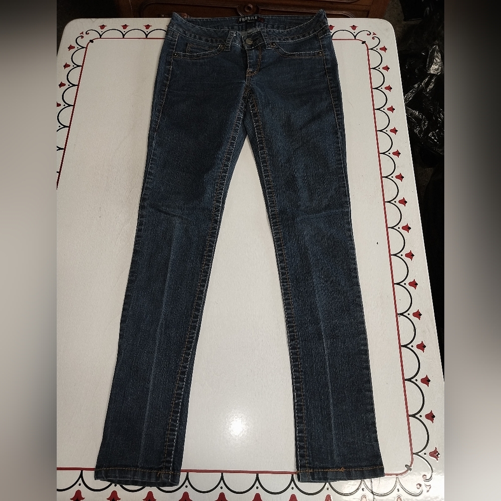 Fragile Blue Jeans Brand Skinny Jeans